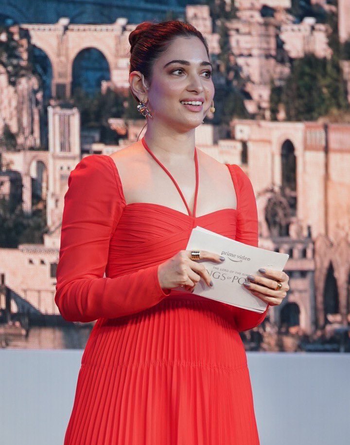Pic Talk: Tamannaah Oozes Oomph In Red Outfit