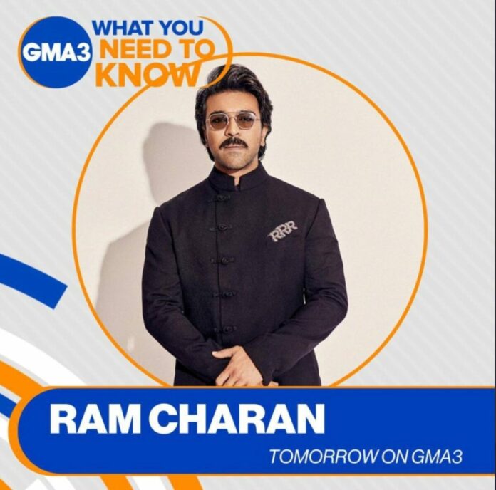 Talk Of The Town: Ram Charan Appears On American Tv Program