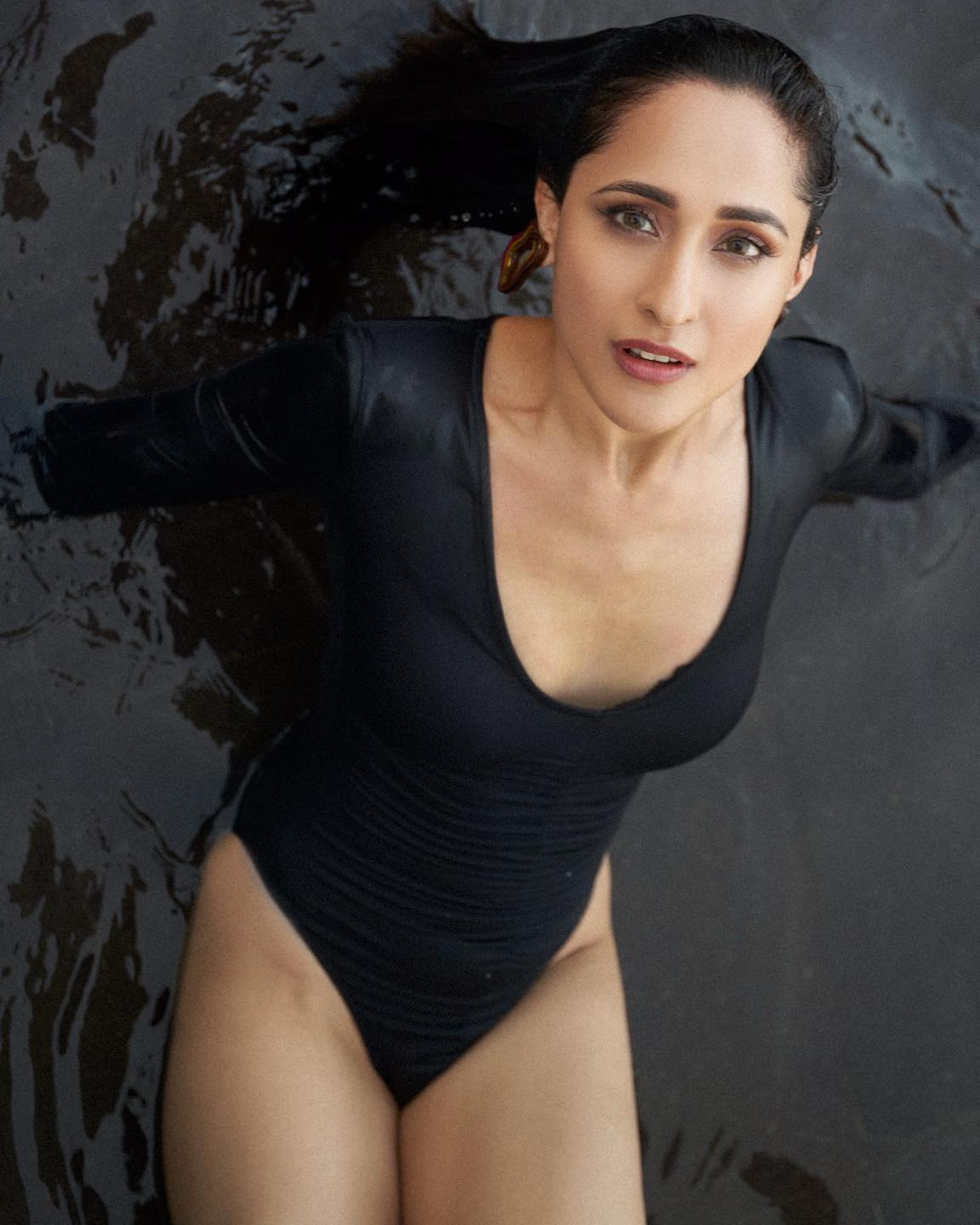 Pragya Jaiswal Makes an Impact with a Stunning Black High Cut Bodysuit, by  Look My Fashion